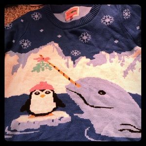 Tipsy elves ugly Christmas sweater large womens